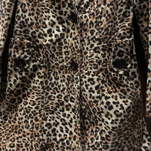 Final Touch Leopard print Coat fully lined M - Picture 2 of 5
